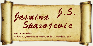 Jasmina Spasojević vizit kartica